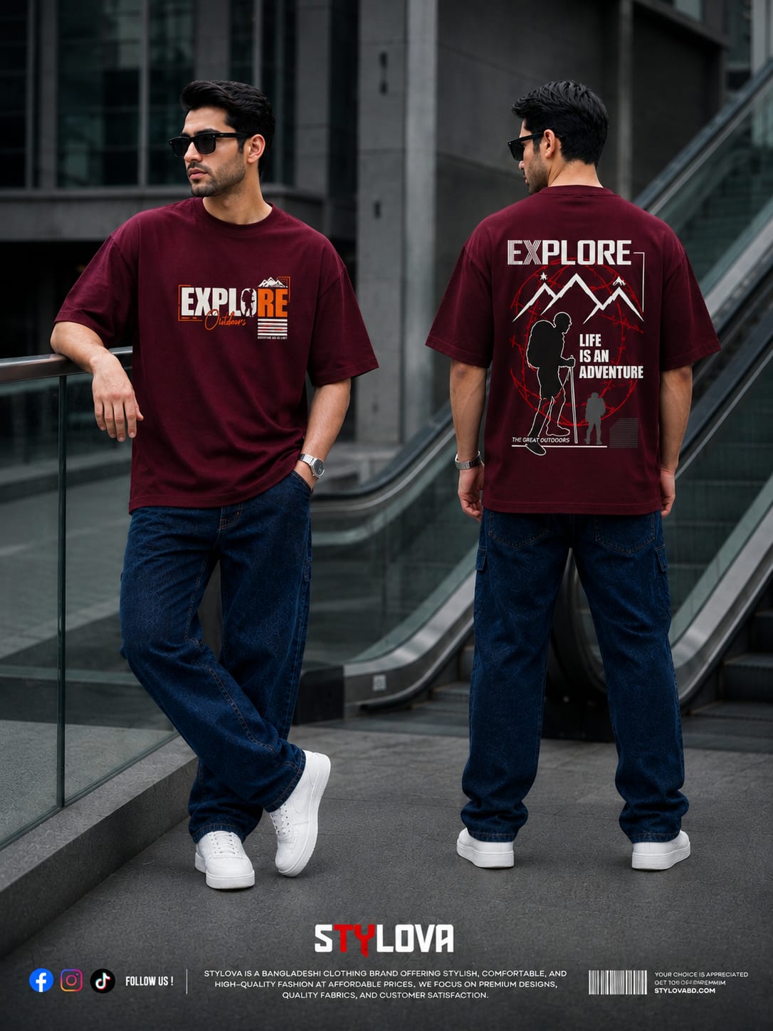 Drop Shoulder T Shirt